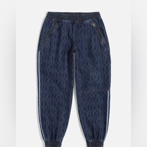 Ivy park adidas monogram denim jogger pants